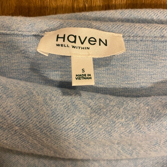 Haven well with in light blue cowl neck sweater - Picture 4 of 4